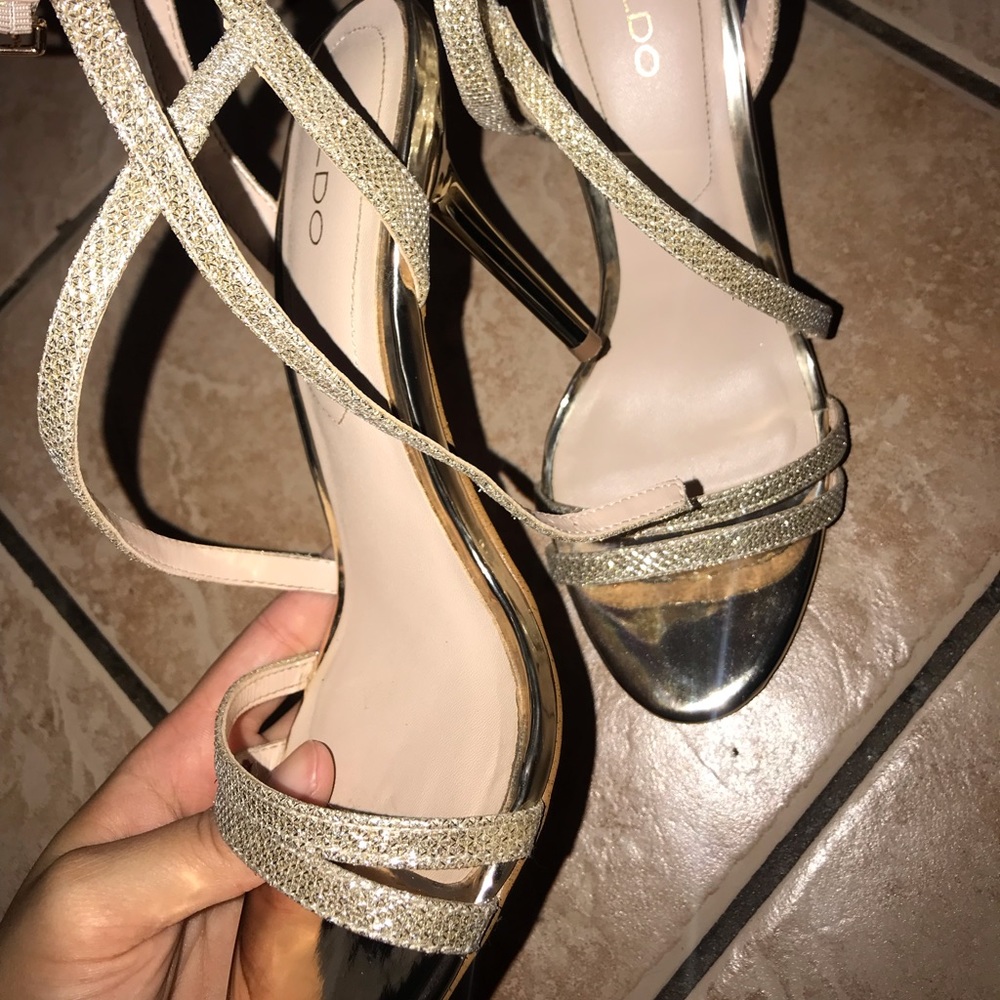 Aldo Gold Heels